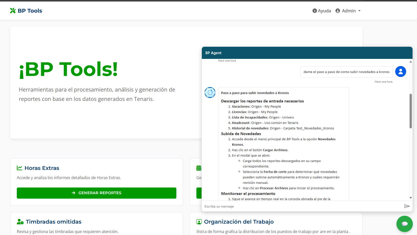 BP_Agent providing in-app user support