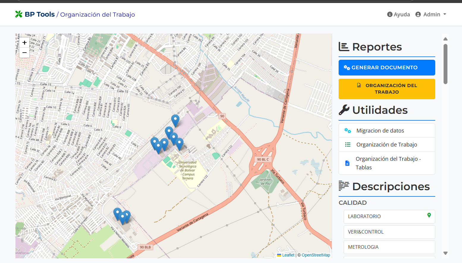 AI Generation Modal for Work Organization Documents