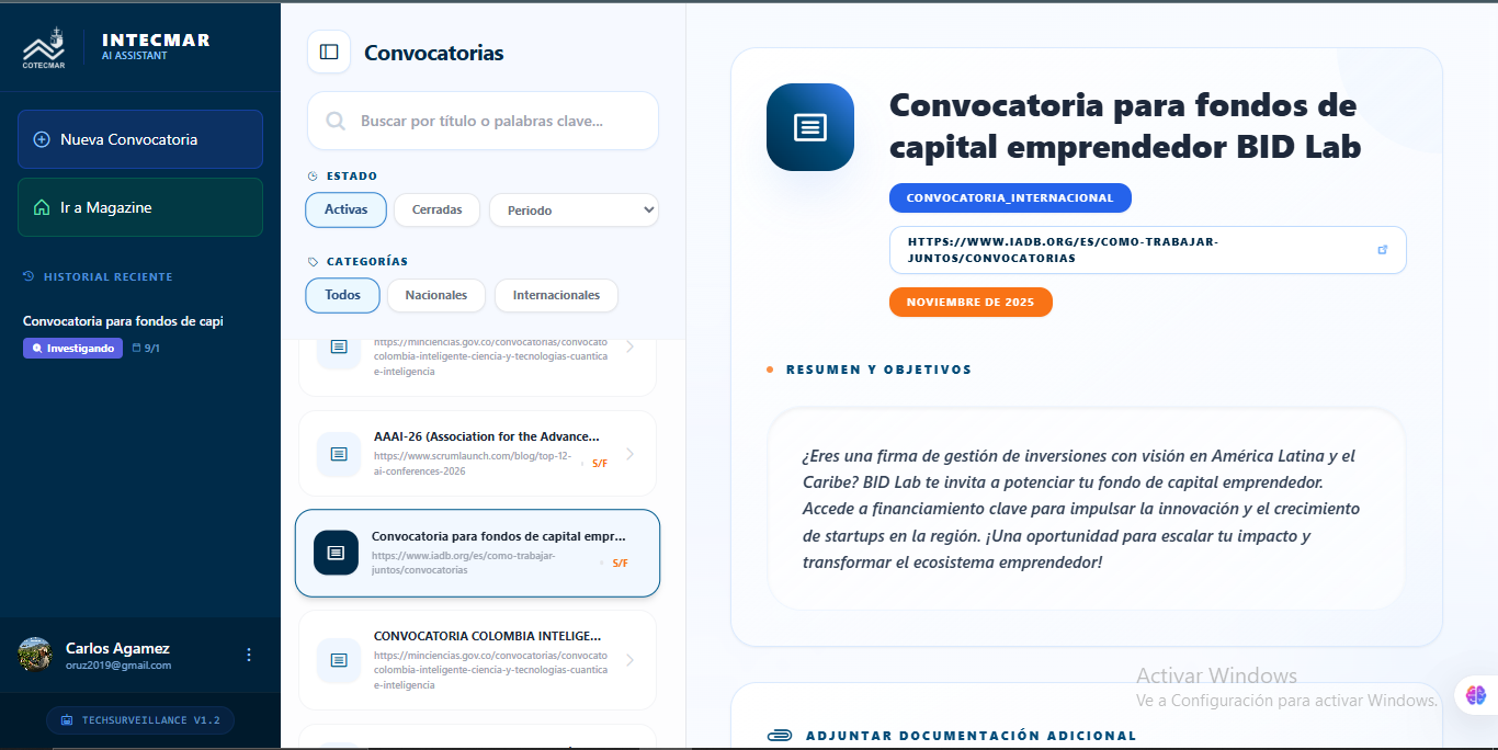 Agent Discovery View showing list of calls